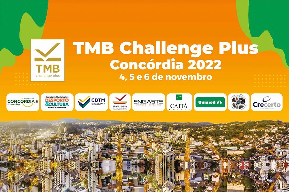 TMB Challenge Plus em Concórdia – Maior evento do Tênis de Mesa brasileiro