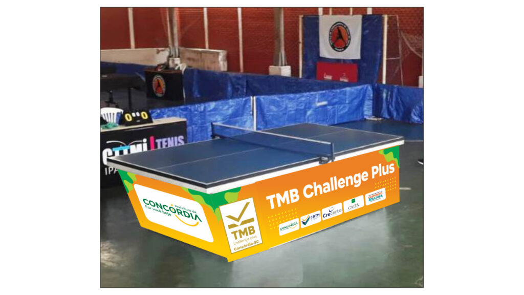 Elite do tênis de mesa no Challenge Plus em Concórdia  