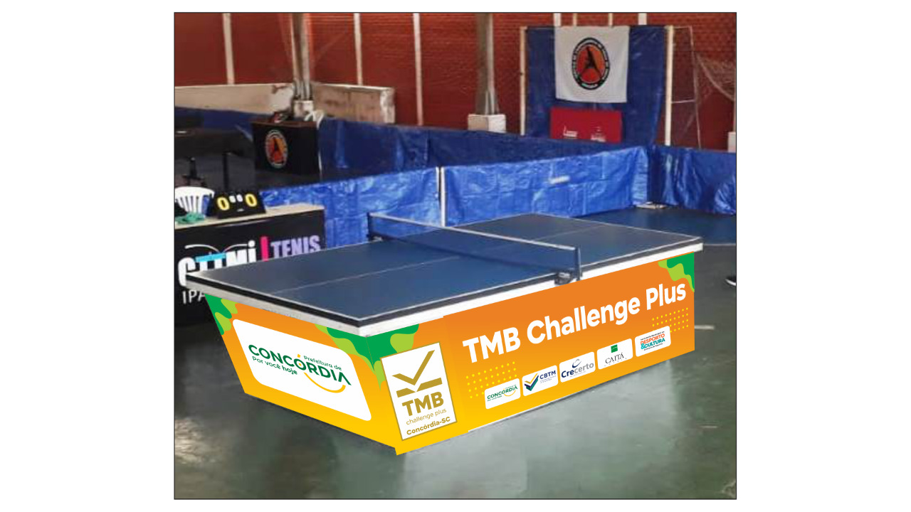 Elite do tênis de mesa no Challenge Plus em Concórdia  