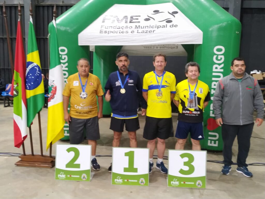 Tênis de Mesa de Concórdia conquista medalhas no Circuito Catarinense