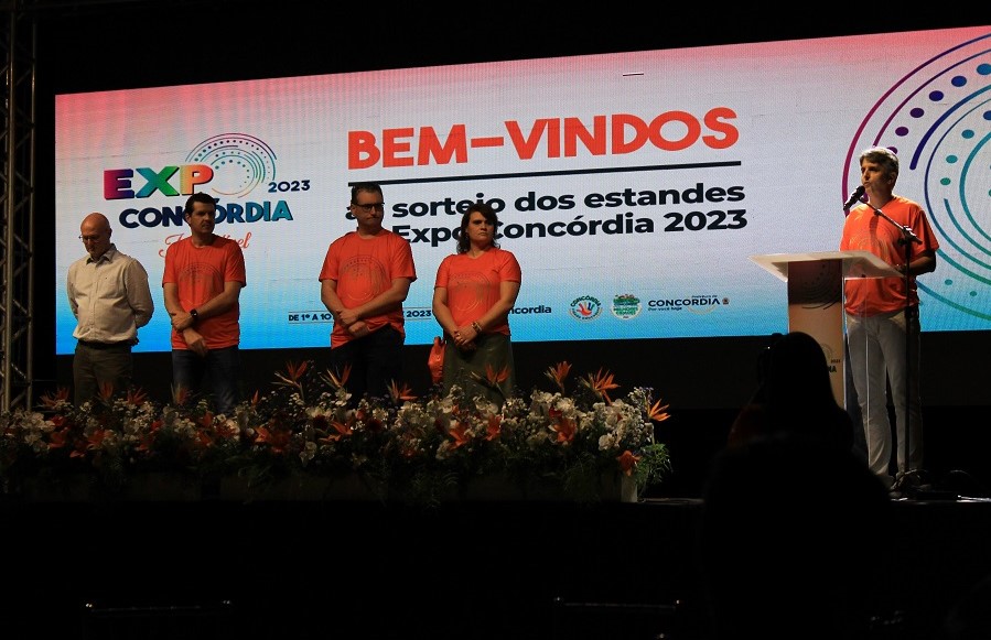 Sorteio estande Expo Concórdia 2023