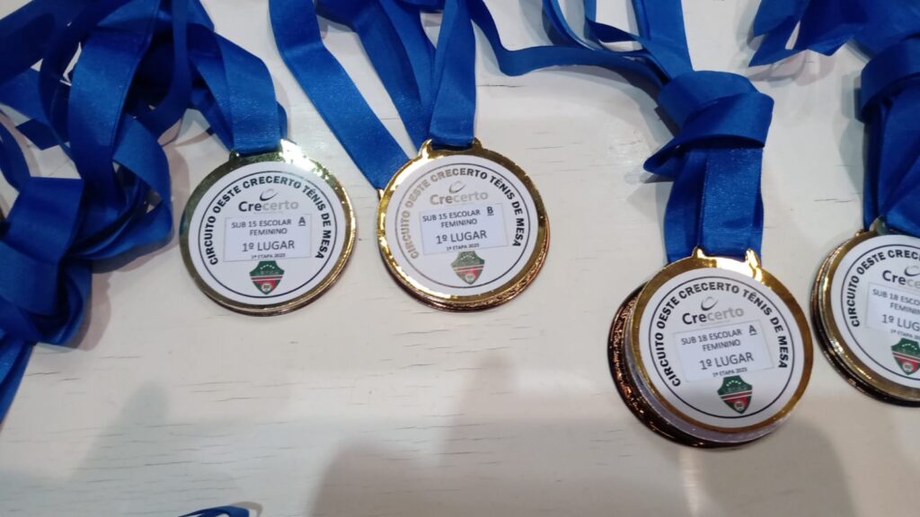 Circuito Oeste Crecerto de Tênis de Mesa – 2ª Etapa