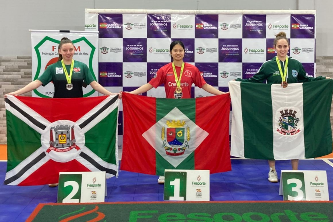 Melissa Arakaki é campeã individual nos Joguinhos Abertos