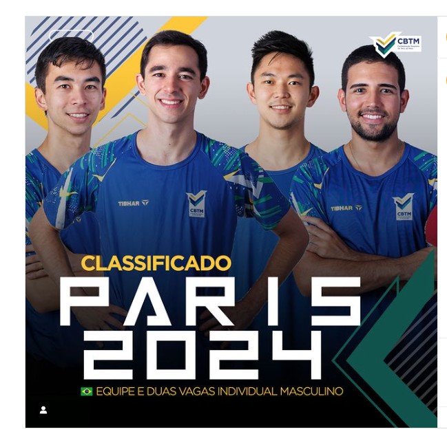Tênis de Mesa conquista vaga para Paris 2024 – Guilherme Teodoro é destaque