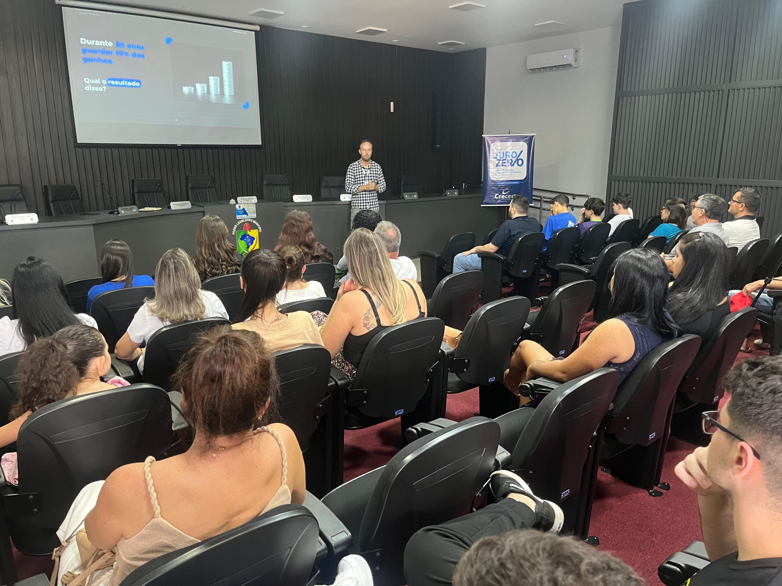 Diretor da Crecerto faz palestra sobre Educação Financeira em Catanduvas, SC