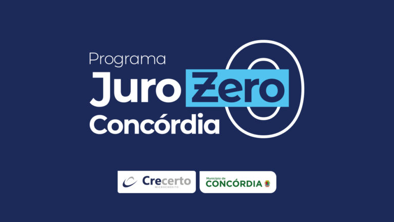 Crecerto começa a operar a linha de crédito Juro/Zero Concórdia
