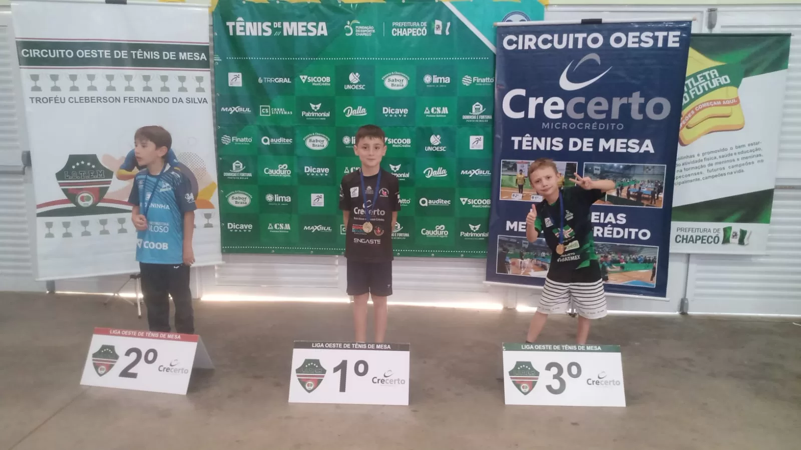 Circuito Oeste Crecerto de Tênis de Mesa – 5ª etapa em Chapecó