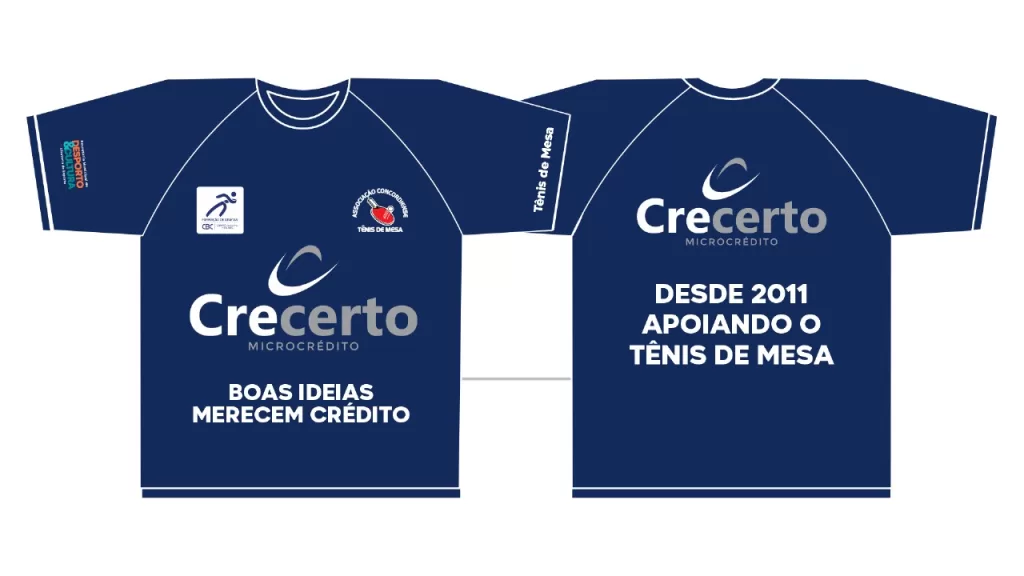 Atletas vestirão camiseta especial da Crecerto durante JASC/ 2024