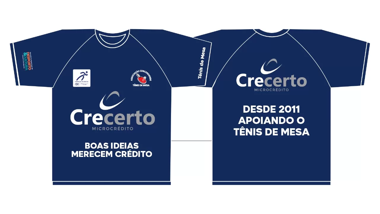 Atletas vestirão camiseta especial da Crecerto durante JASC/ 2024