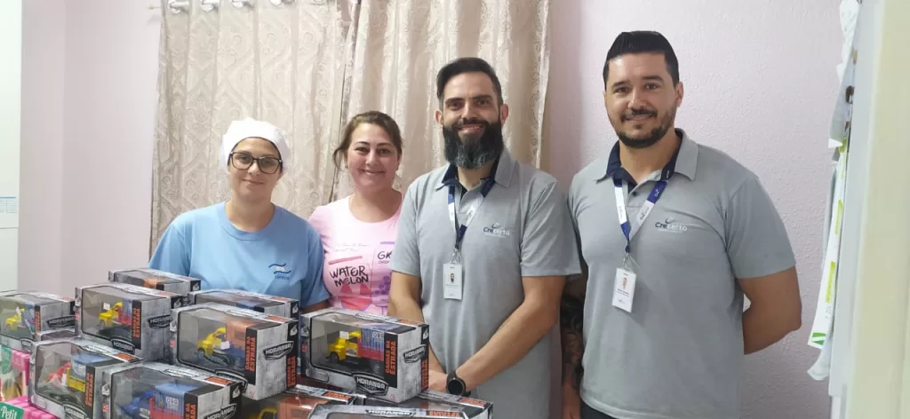 Doação de brinquedos para educandário de Capinzal – SC