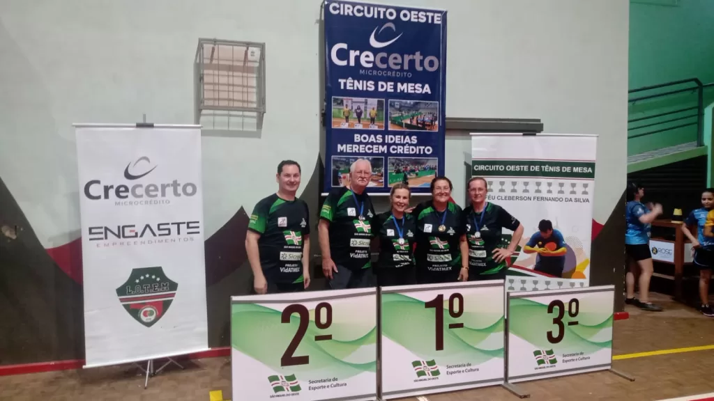 Circuito Oeste Crecerto de Tênis de Mesa encerra com grande evento em São Miguel do Oeste