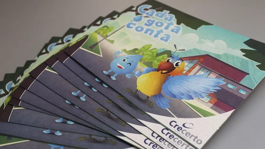 Dia Mundial da Água: Crecerto distribui Livro Educativo “Cada Gota Conta”