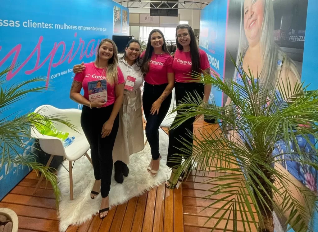 Crecerto na Feira Inspira Mulher – Business Fair em Chapecó