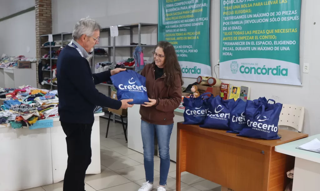 Nossa doação à Central do Agasalho