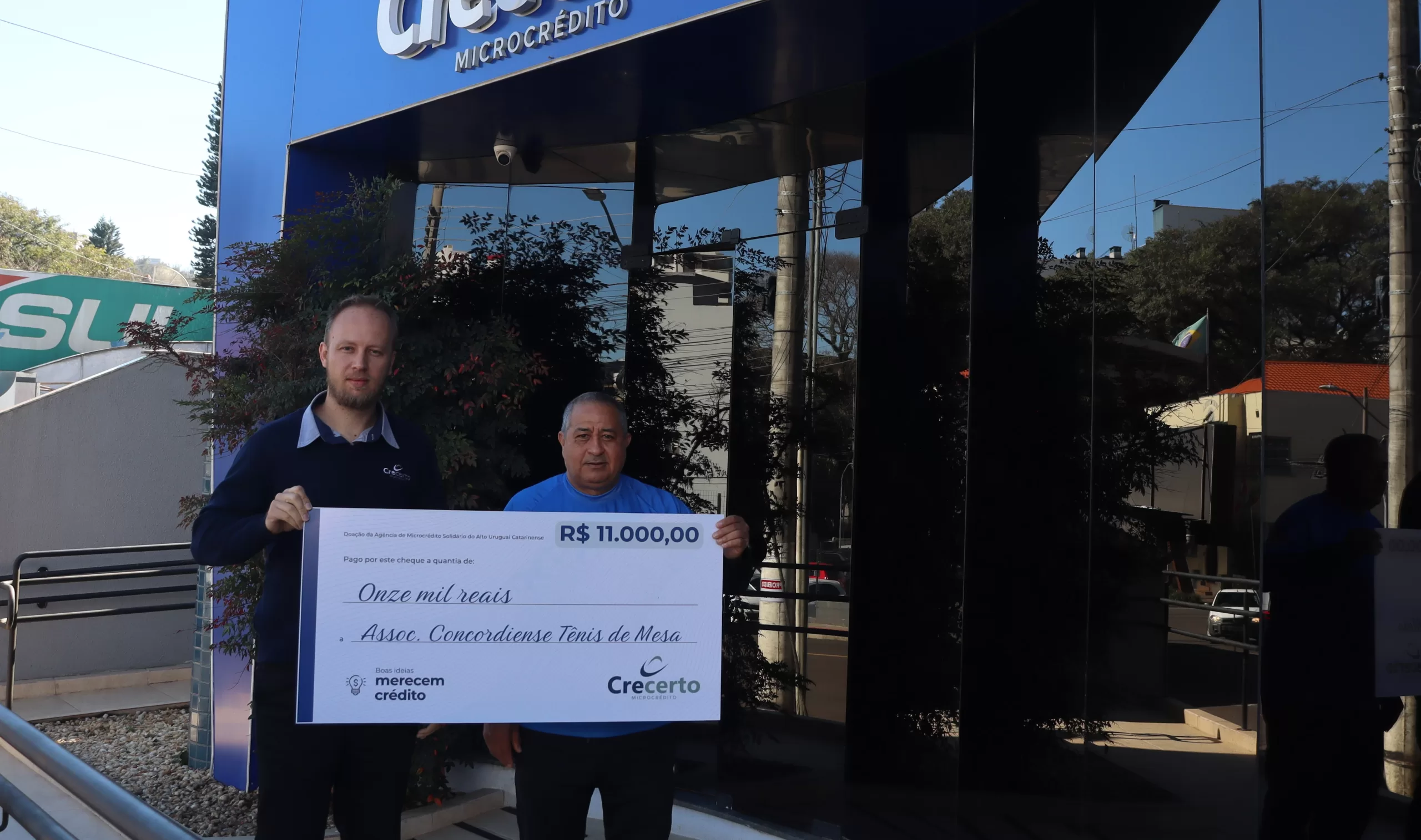 Crecerto renova patrocínio à Associação Concordiense de Tênis de Mesa