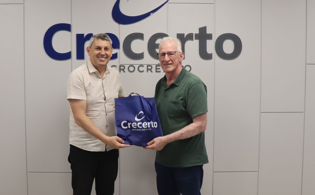 Crecerto recebe visita de João Girardi
