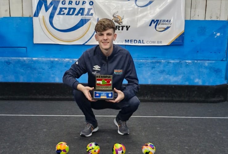 Atleta concordiense conquista título catarinense sub-18 de bocha
