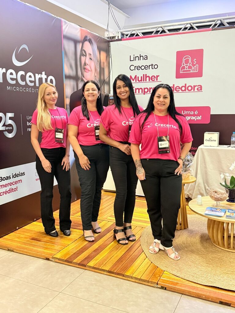 Crecerto marca presença com estande de destaque na Feira Inspira Mulher 2026