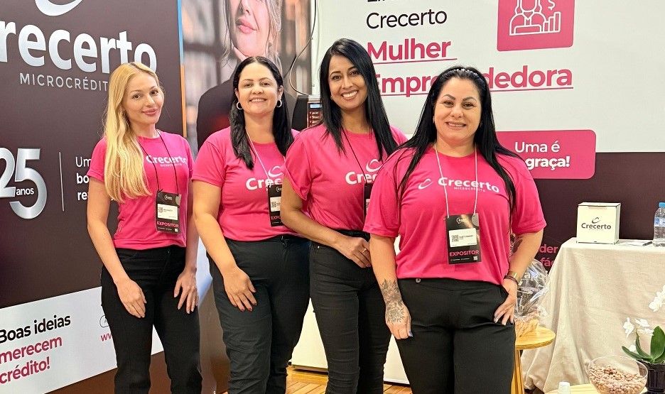 Crecerto marca presença com estande de destaque na Feira Inspira Mulher 2026