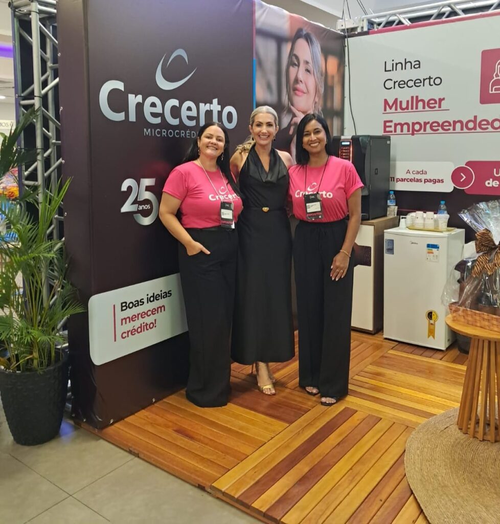 Crecerto marca presença com estande de destaque na Feira Inspira Mulher 2026