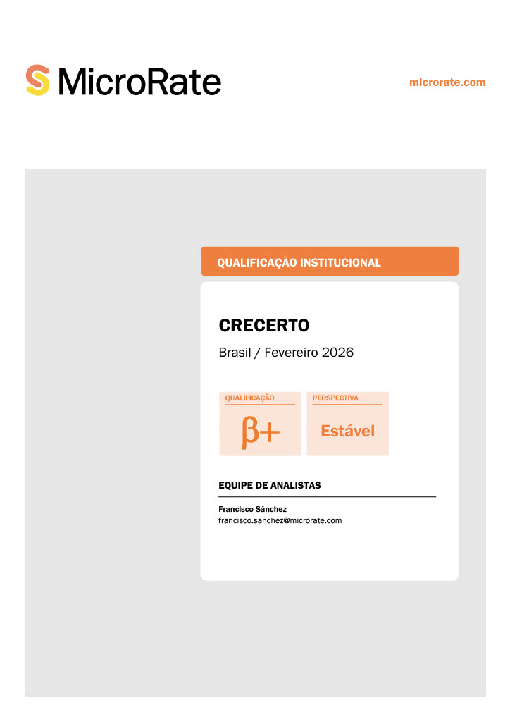 Crecerto conquista qualificação B+ em avaliação internacional