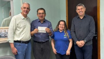 Crecerto reforça apoio social com doação à APAE de Concórdia