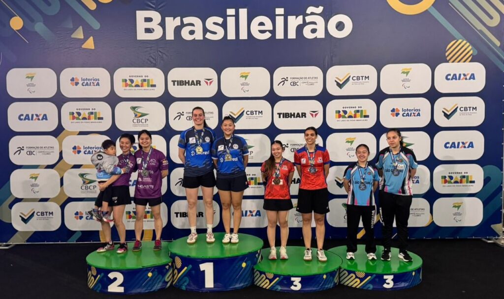 Tênis de Mesa de Concórdia é destaque em evento nacional