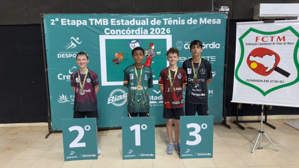 Concórdia conquista título geral da 1ª etapa do Circuito Oeste Crecerto/2026