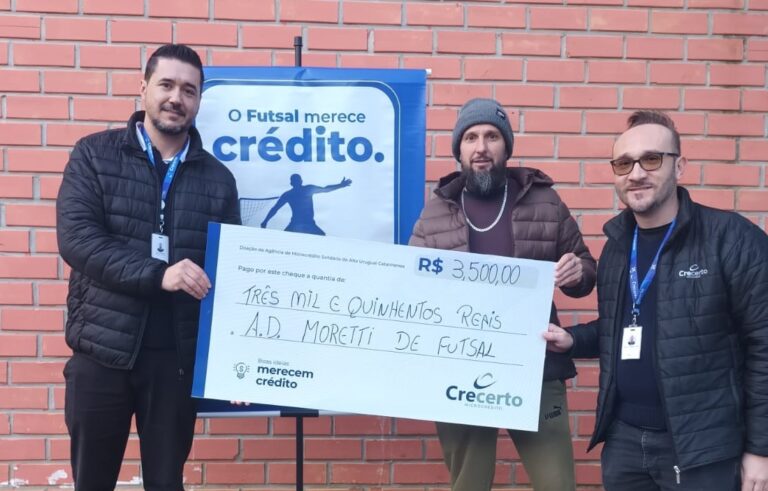 Parceria com a Associação Desportiva Moretti de Futsal