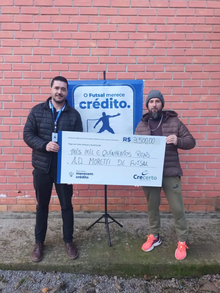 Parceria com a Associação Desportiva Moretti de Futsal
